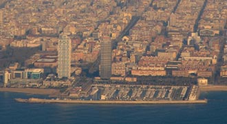 ports esportius a prop platja somorrostro passeig maritim barcelona 