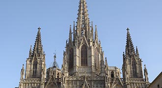 best monuments near square sant jaume cathedral barcelona 