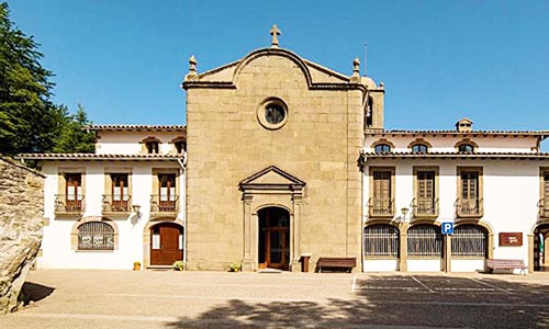  dormir santuarios religiosos cataluña precio alojamiento hospederia santuari salut sant feliu pallerols 