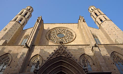  discover catalan churches information gothic church santa maria del mar 