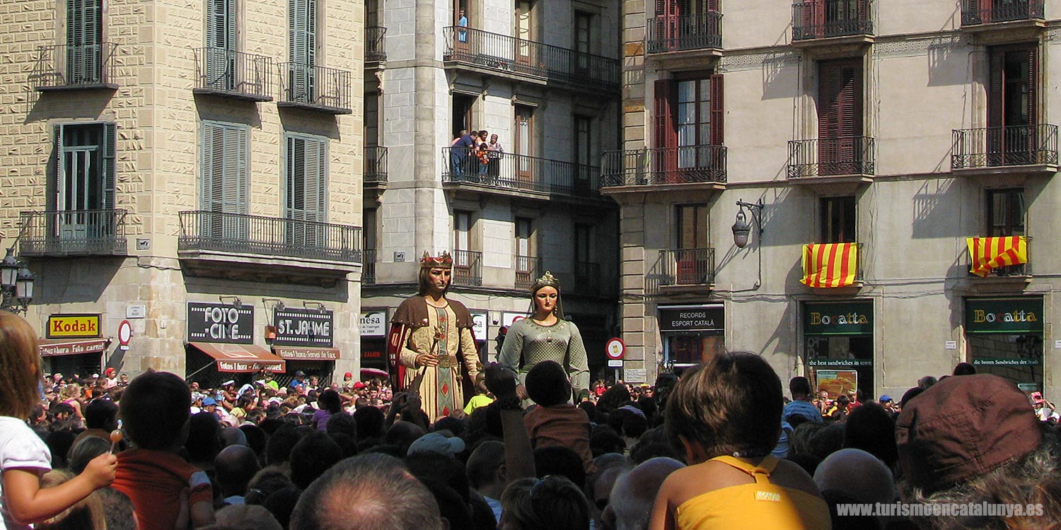 informations touristiques fete merci ville barcelona celebration geants comptes