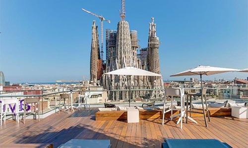  hoteles disfrutan vistas exclusivas principales monumentos barcelona informacion hotel sercotel rosello 