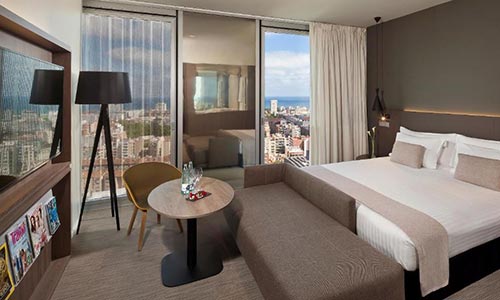  guia hoteles vistas panoramicas ciudad condal reservar hotel melia barcelona sky 