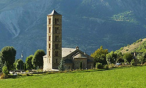  conoce mejores ejemplos arquitectura romanica Cataluña informacion iglesia San Clemente Tahull 