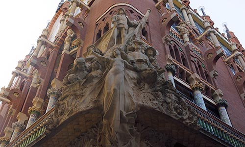 guia sitio patrimonio mundial Palacio Musica Catalana Barcelona 