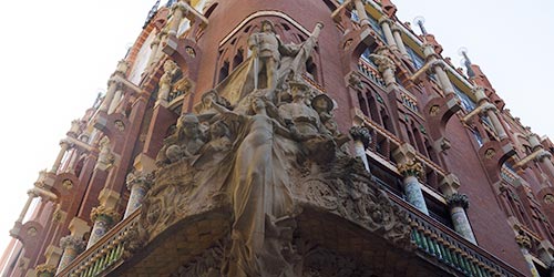  visite monuments modernistes barcelona reconnu patrimoine mondial palau musica 