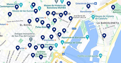 troba llocs per dormir ciutat barcelona guia allotjaments turistics