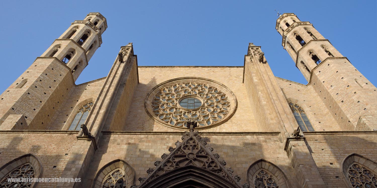 Informations touristiques sur eglise Sainte Marie Mer Barcelone gothique catalan