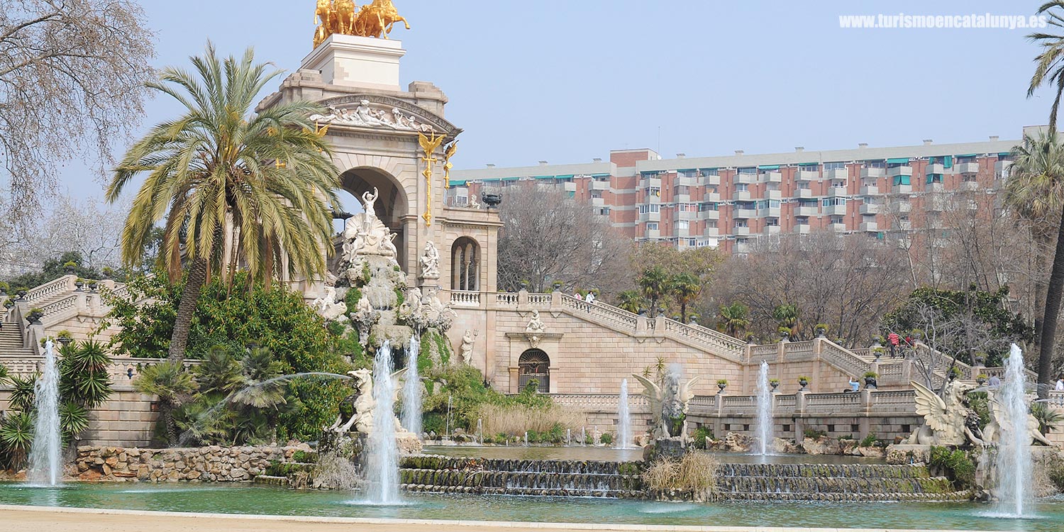 informations touristiques parc ciutadella meilleurs endroits pour marcher barcelone cascade